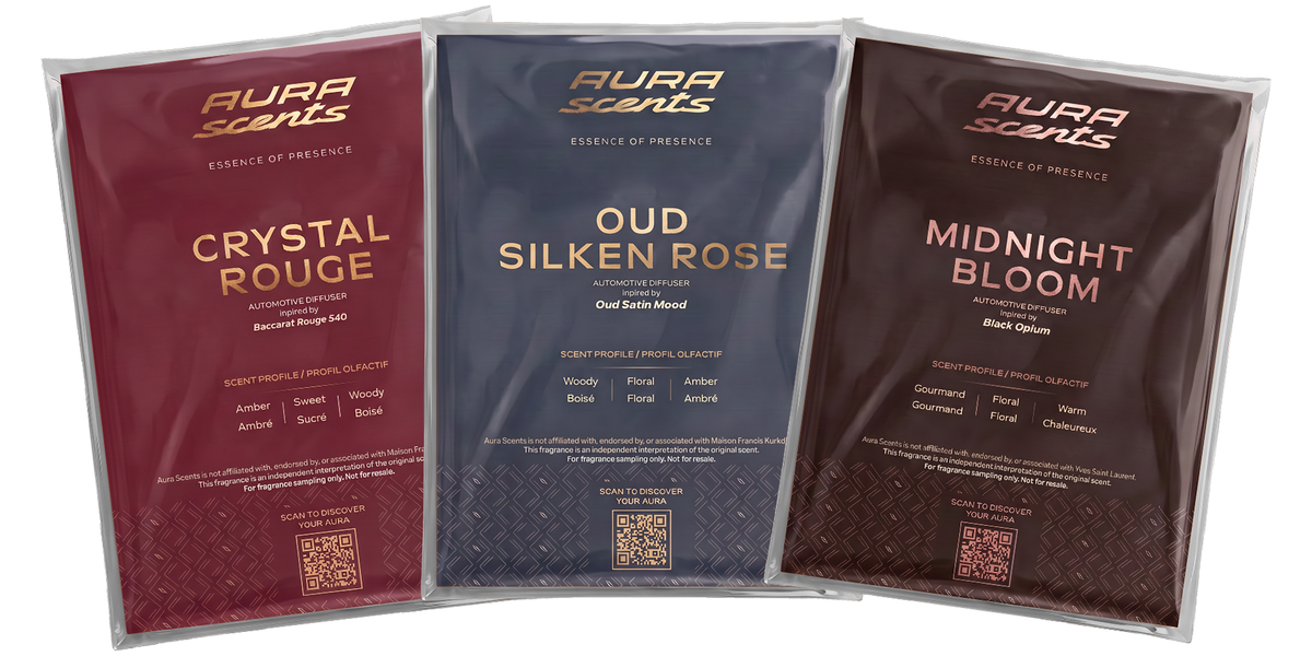 Aura Scents scent card collection